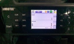 Amrotec X-1000 Mixed Currency Discriminator Counter W/Display 100-240V AC Tested