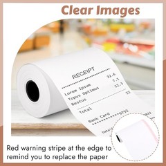2 1/4″ x 50′ Thermal Paper Credit Card Cash Register POS Receipt Paper 50 Rolls