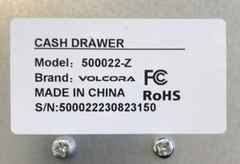 Volcora 500022-Z 13″ Cash Register Drawer Model w 6 Keys 4 Bill 5 Coin Slots