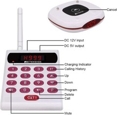 Retekess TD161 Wireless Paging Querying System 10 Buzzers Food Truck Clinics Bar