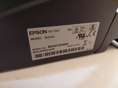 Epson Micros TM-T88V M244A Compact POS Thermal Receipt Printer w/AC Adapter