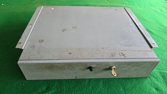 MMF Industries Cash Money Checks Drawer with Tray, Cover, and Key, Under counter