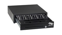 EOM-POS Heavy Duty Cash Register Drawer with built in cable for receipt printer