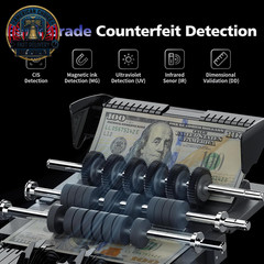 N71 Money Counter Machine Mixed Denomination, Dual-Display Mixed Denomination Va