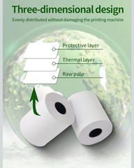 30 ROLLS Thermal Printer Paper Credit Card Cash Register Receipt 2 1/4″ x 56′