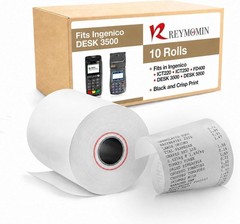 Thermal Paper Rolls for Ingenico Desk 3500, Desk 5000, Move 5000, , , DX8000 …