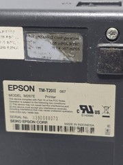 Epson TM-T20II USB Receipt Printer w/ Power Cord – ASIS, Parts Only