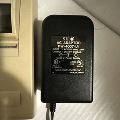 SEIKO SII DPU 414-30B THERMAL PRINTER + POWER SUPPLY + SERIAL CABLE