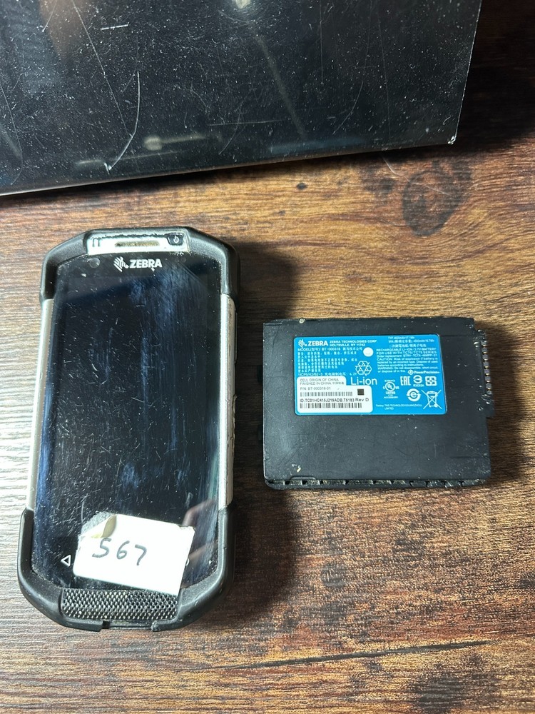 Zebra TC700K Mobile Barcode Terminal W/ Battery No Charger