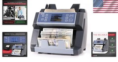 Fast 1,400 Notes/Min Money Counter with Detection