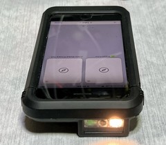 LineaPro 7 2D iPhone /2D Opticon Barcode Scanner WITH Unlocked 64GB iPhone SE