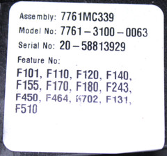 NCR 7761-3100-0063 15″ POS Touch Screen Terminal w/ Stand & Power Supply