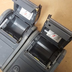 Lot of 2- Epson TM-P60 POS Thermal Receipt Printer M196B NoPwrCrds NoBttrs -USED