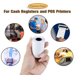 2 1/4″ x 85′ Thermal Paper Cash Register Roll Credit Card POS Receipt Paper Roll