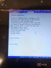 New NCR P1235 PCAP Touch Display POS PC System 1.6Ghz, 8GB,No SSD/OS/Bio/CC/PSU