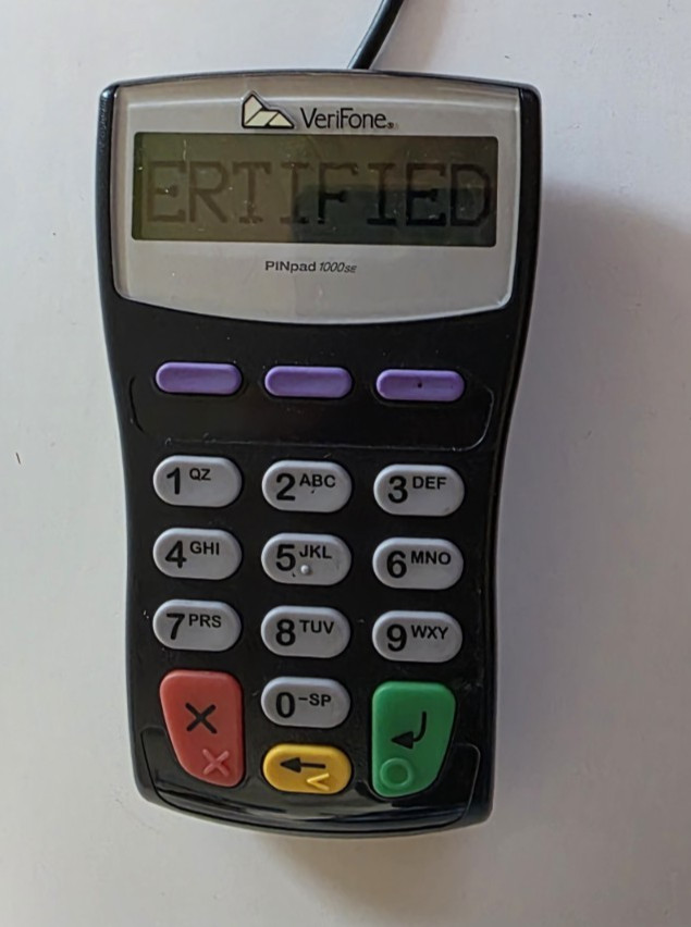 VeriFone PINpad, 1000SE P003-190-02-USB Pin Pad