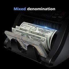 Aneken N60 Mixed Denomination Money Counter Machine, Value Counting, UV/MG/IR…