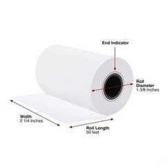 Thermal Paper 2 1/4 inch x 50 feet, Cash Register POS Receipt Paper for Credi…