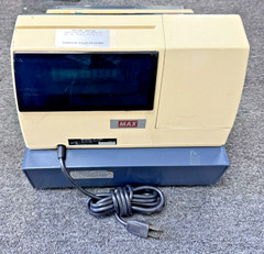 MAX ELECTRONICS CO. MODEL R-210 Electronic, JAPAN, TURNS ON Cash Register