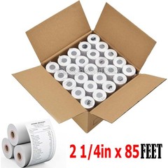 2-1/4″ x 85′ Thermal Cash Register Credit Card POS Receipt Paper 100 Rolls 85ft