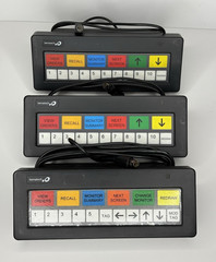 Lot of 3 Logic Controls Bematech KB1700 Kitchen Display Bump Bar POS Keypad