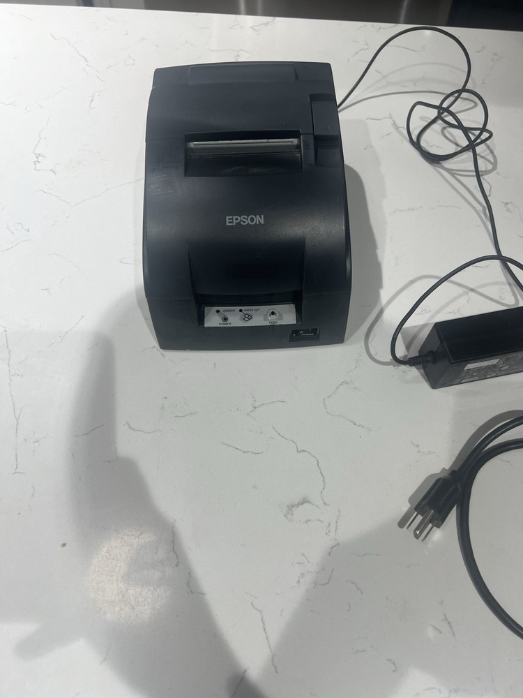 Epson TM-U220B M188B Point Of Sale Kitchen Receipt Printer With Power Supply