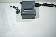 Epson Micros TM-T88IV M129H Thermal Receipt Printer w/Serial-Ethernet Cable (J)