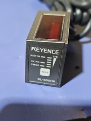 NEW Keyence BL-600HA High Resolution Ultra Small Laser Barcode Reader. #s159