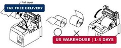 2-1/4 x 230′ 1-Ply Thermal Paper (50 Rolls) BPA Free Cash Register Tape for Shar