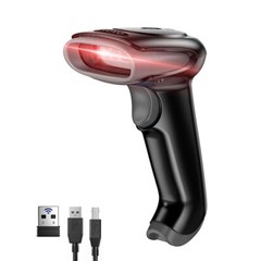 Eyoyo 1D 2D QR Code Wireless Barcode Scanner Library Warehouse Inventory Scanner