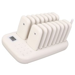 Wireless Calling System 16 Pagers 546yd Transmission 2 Working Modes Touch NPNF