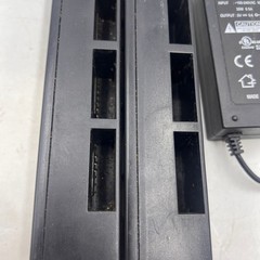 TWO 6-Pin NEXERGY BATTERY CHARGER AV140 FOR HEADSETS WITH ONE Power Supply QSR