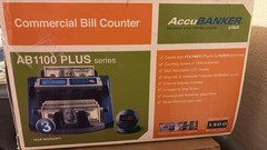 AccuBANKER AB1100PLUS Bill Counter Speed 1500/Min w/UV Counterfeit Detection, UL
