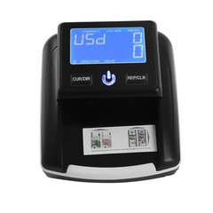 Portable Counterfeit Bill Detector Rechargeable USD & EUR Bill Checker Machine