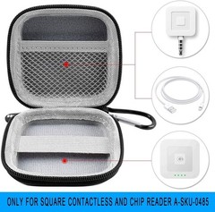COMECASE Chip Card Reader Scanner Case, Hard Carrying Bag Holder Fits Square…