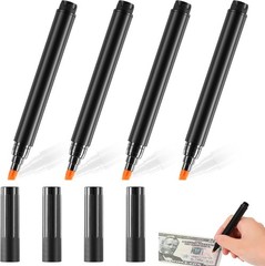 Quick and Portable 4-Pack Money Checker Pens for Detecting Counterfeit Currency
