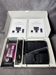 NEW Genius by Cayan Verifone MX925 Credit Card Terminal With Stand Welcome Kit