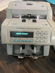 Cummins Universal JetScan 4163 Currency Counter CHAINE DETECTE Error