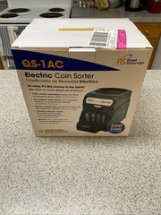 Royal Sovereign QS-1AC Electric Coin Sorter | 156 Coins/Min, Anti Jam Tech | NEW