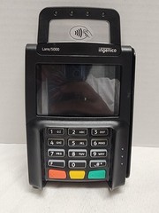 Ingenico Lane 5000 Credit Card Reader Point of Sale System. UNTESTED