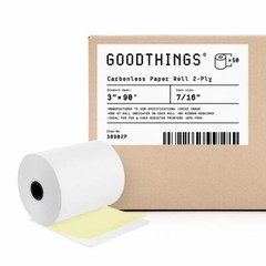 3″ x 90′ 2-ply Carbonless Paper Rolls Epson TM-U220 Bixolon SRP-275 Star SP700