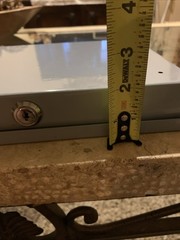 Cash Metal Gray Drawer w/ Removable Tray “NO Keys Included”
