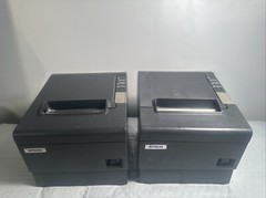 Lot Of 2 Epson TM-T88IV M129H Serial Thermal Printer / No Power Supply