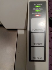 Epson TM-U295 Slip Printer with power and printer cords