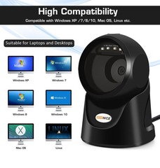 Wone Nice WN9600D Automatic Omnidirectional Laser Handheld Barcode Scanner New