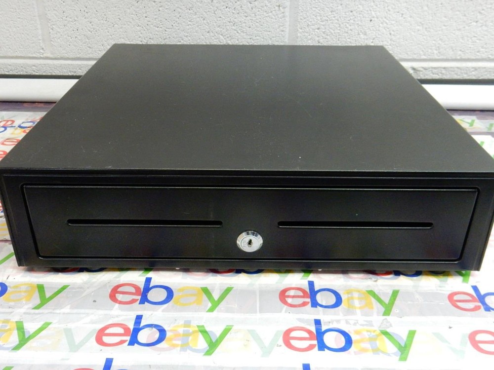MMF Cash Drawer VAL-u Line 16W X 16D X 4H Printer Driven 5 Bill / 8 Coin TESTED