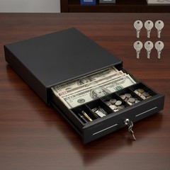 13″ Electronic Cash Register Drawer for Point of Sale (POS) System with 4 Bill 5