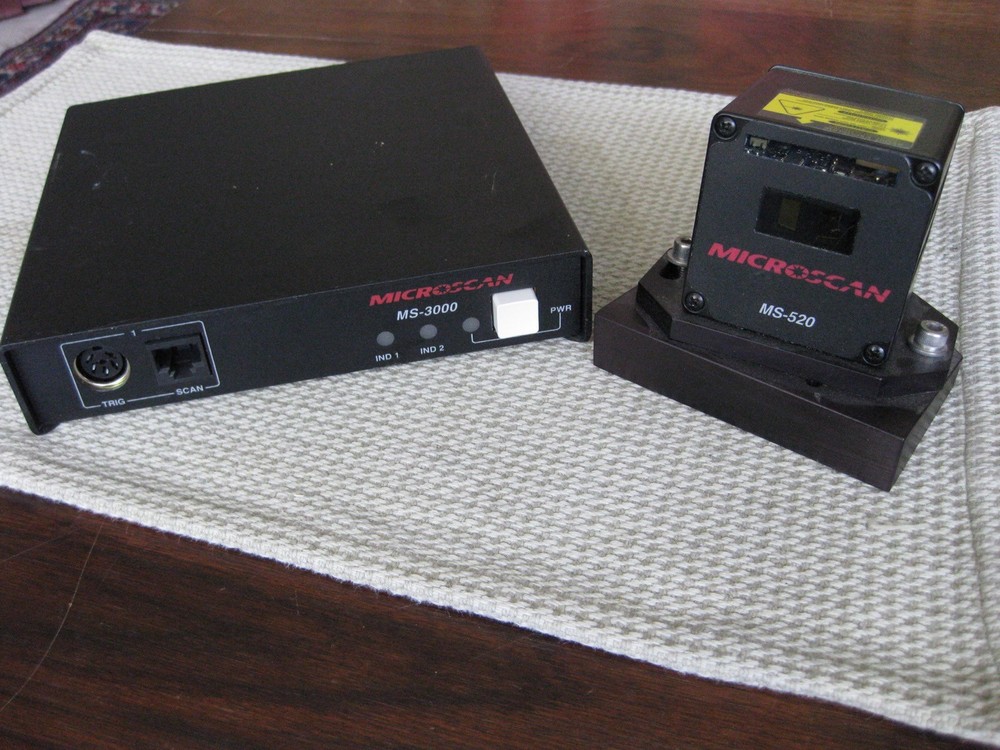 Microscan MS-520 and MS 3000 Barcode Scanner Made in the USA