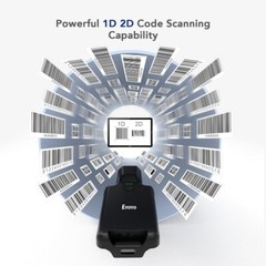 1D 2D Back Clip Bluetooth Barcode Scanner fit for iPad Tablet iPhone Phone Used