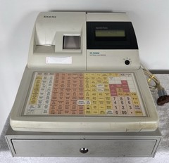 Sam4s Cash Register ER-5200M Powers On 2006 Korea Repair or Parts Only